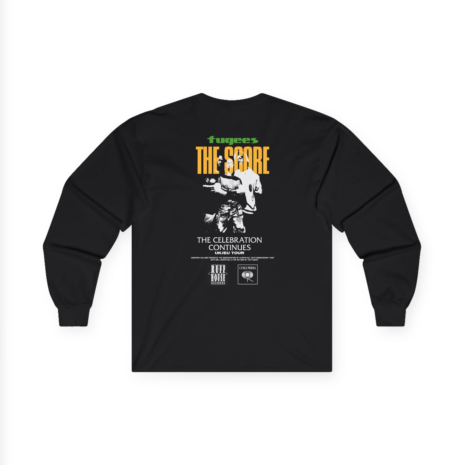 Lauryn Hill Fugees Uk/eu Tour the Score Unisex Ultra Cotton Long Sleeve Tee