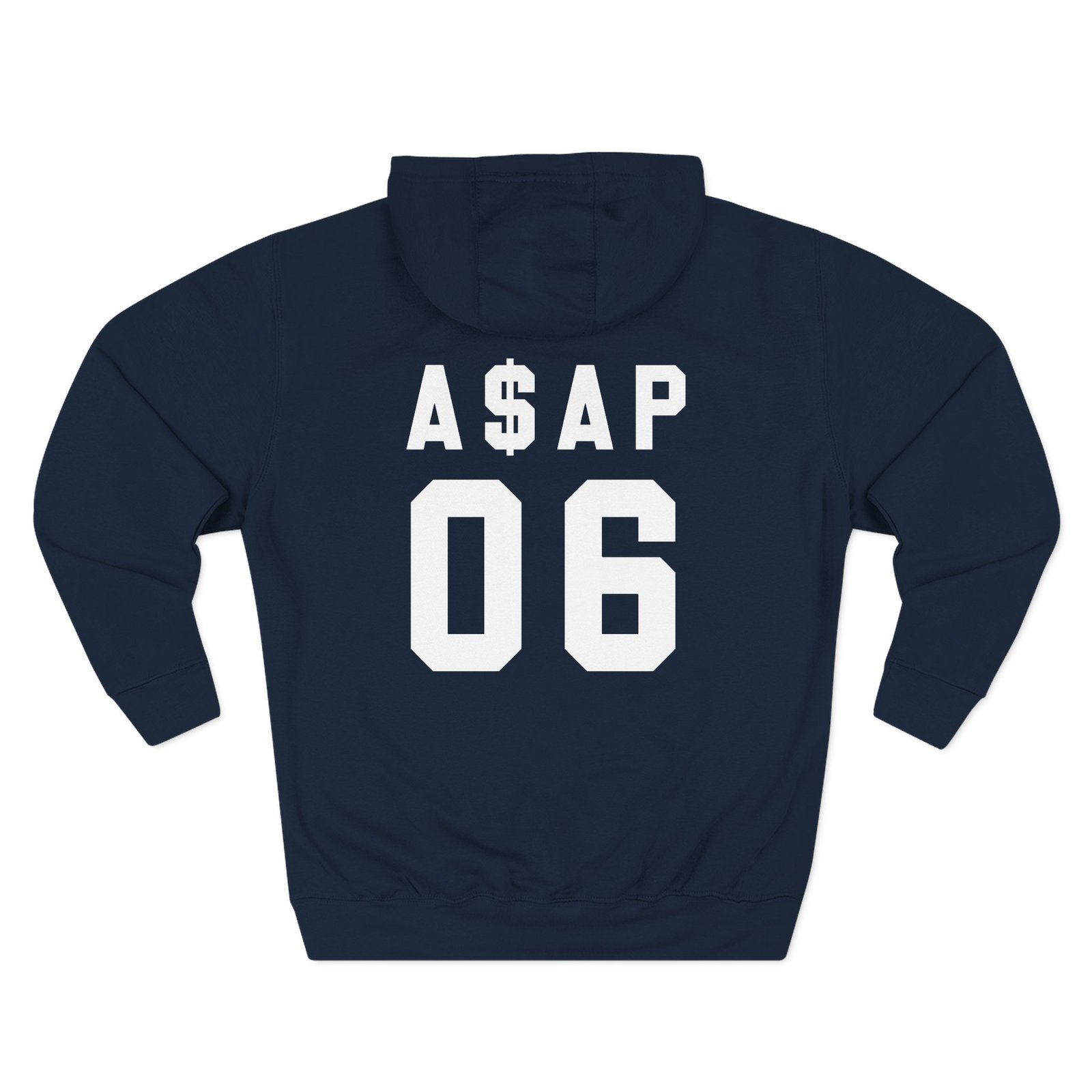 Asap Rocky Anarchy Paradise 06 Rap Band Three-Panel Fleece Hoodie