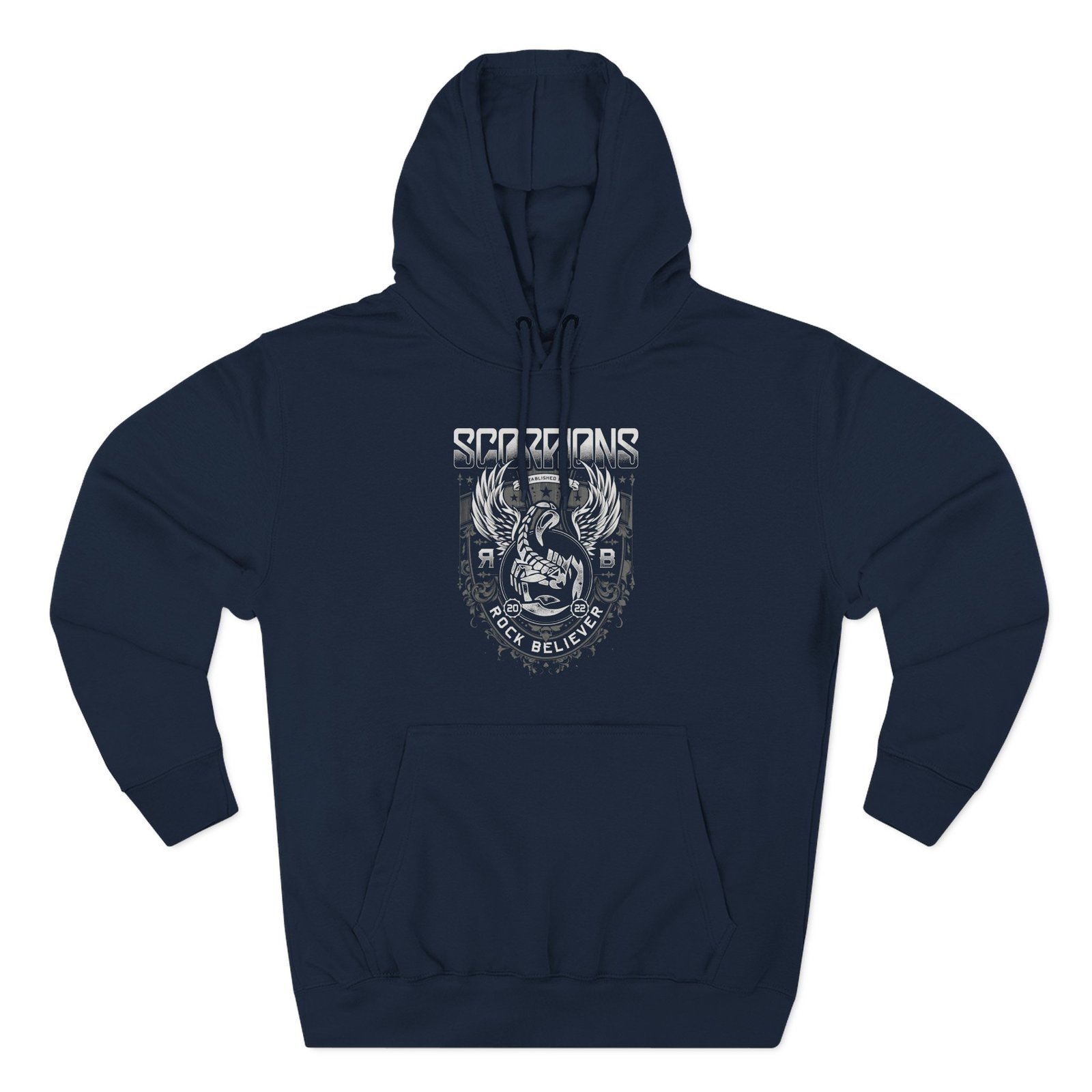SCP Rock Believer Ornaments Three-Panel Fleece Hoodie