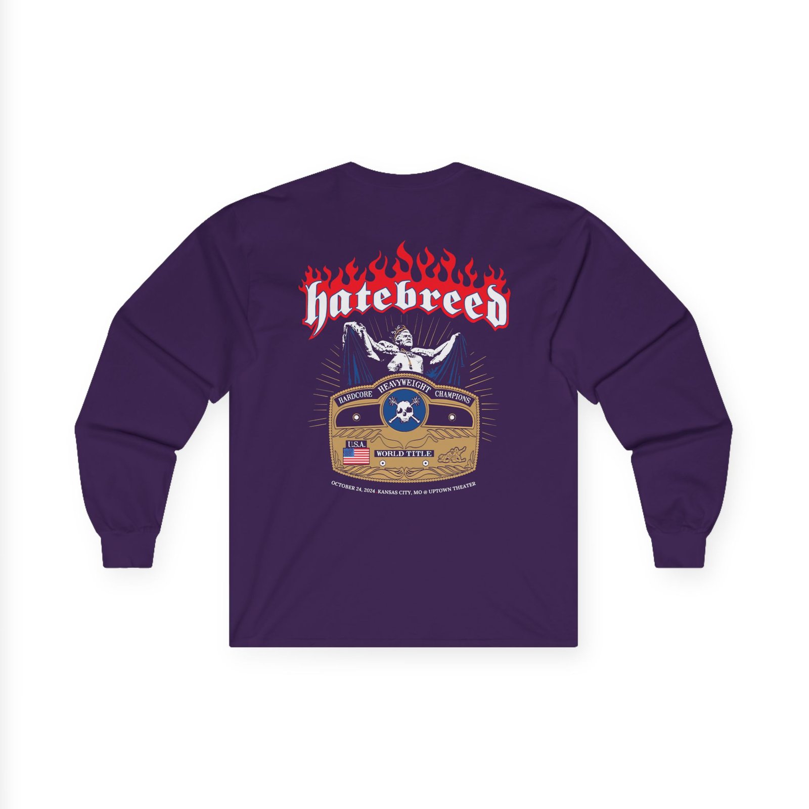 Hatebreed Kansas City Unisex Ultra Cotton Long Sleeve Tee