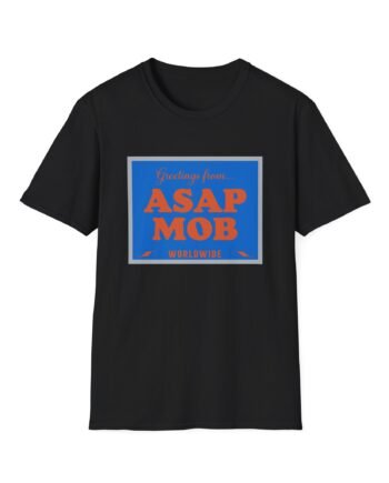 Asap a$ap Mob Worldwide Unisex Softstyle T-Shirt