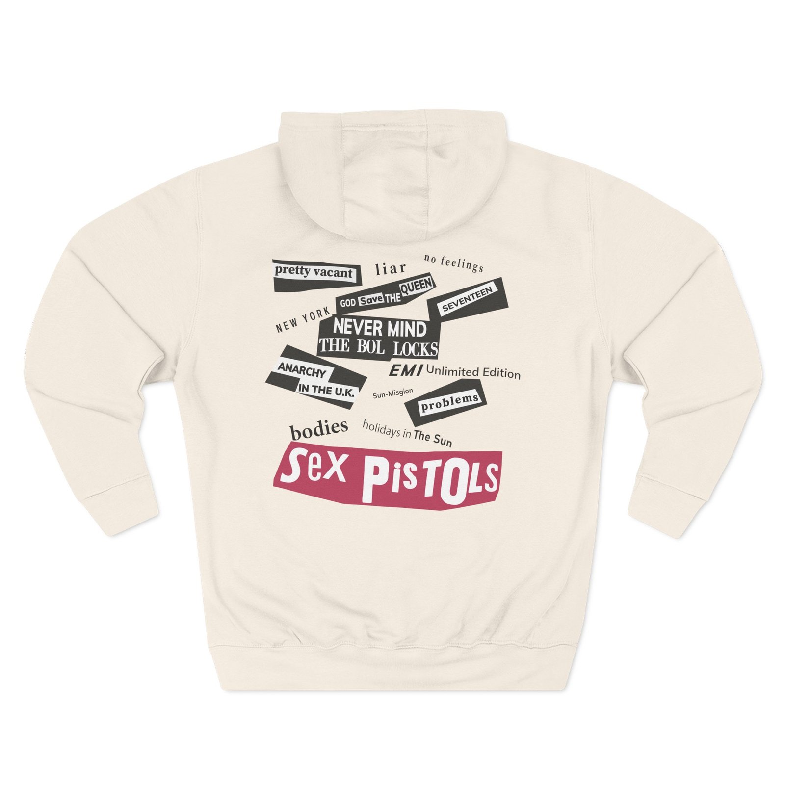 SPM Never Mind the Bollocks Three-Panel Fleece Hoodie