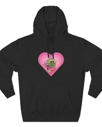 Nanalan  Princess Mona With Heart Three-panel Fleece Hoodie