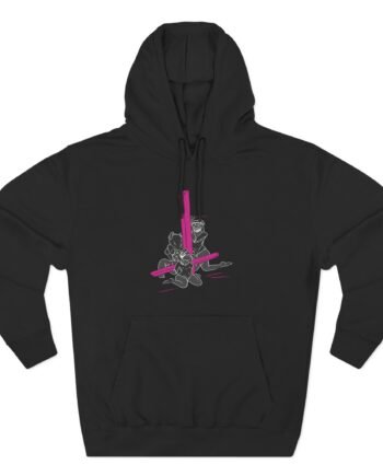 Tvboo Three-Panel Fleece Hoodie