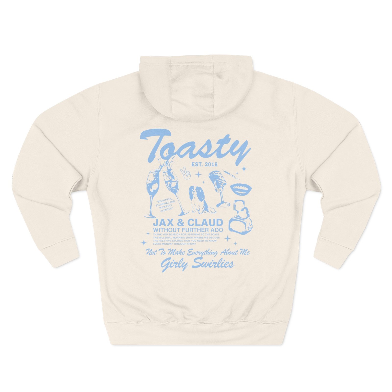 The Toast Toasty Boyfriend Three-Panel Fleece Hoodie