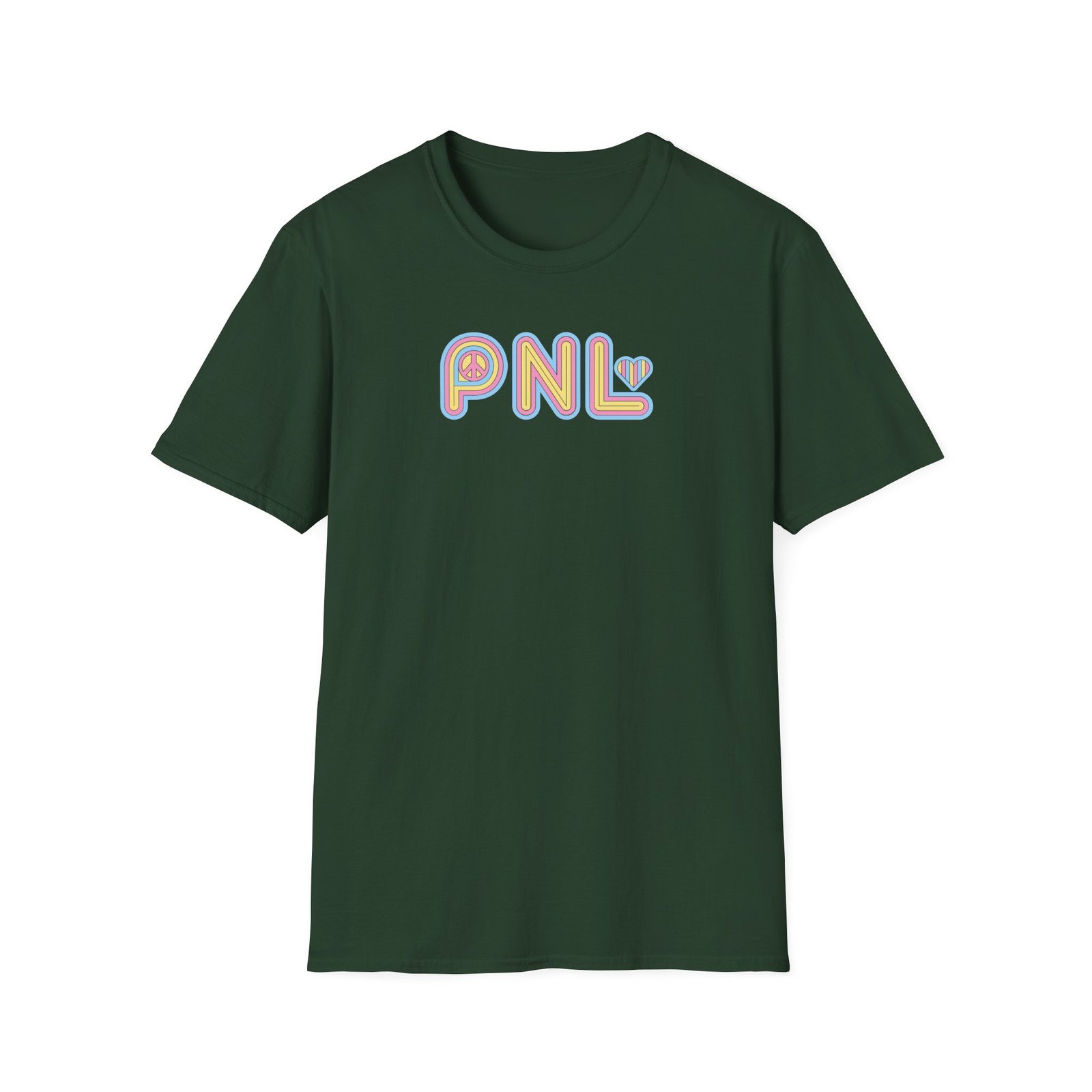 Pnl Peace and Love Unisex Softstyle T-Shirt