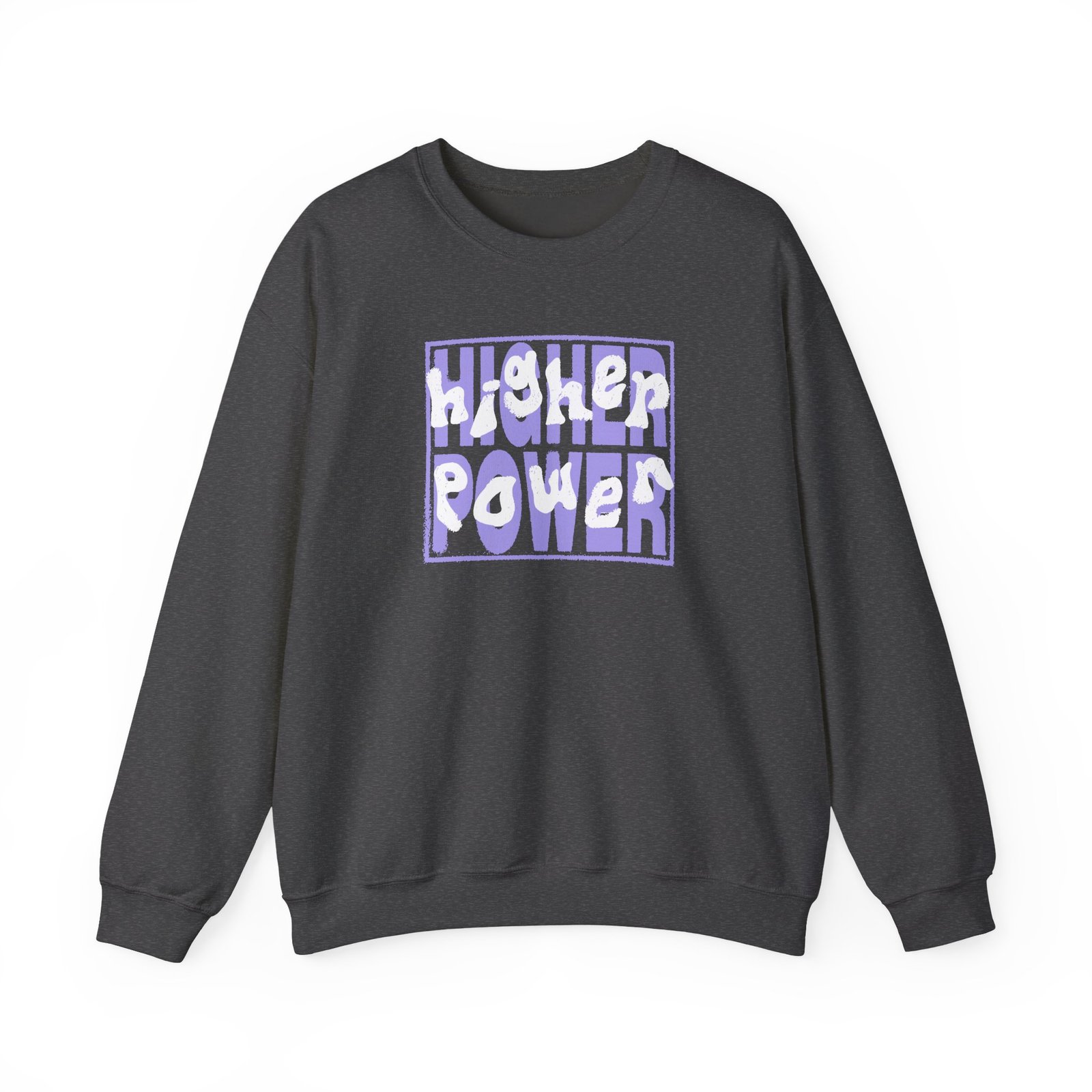 Higher Power Purple Logo Unisex Heavy Blend™ Crewneck Sweatshirt