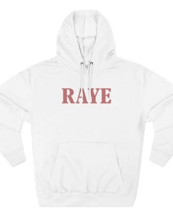 Raye Logo Three-Panel Fleece Hoodie
