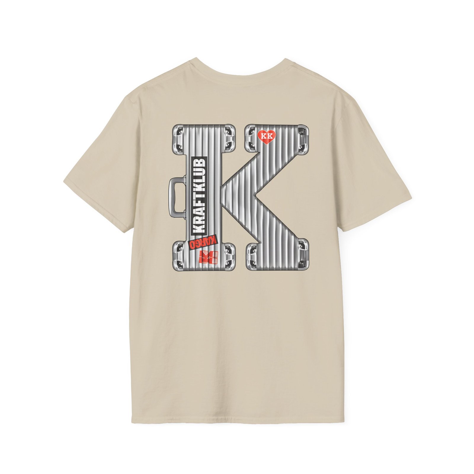 Kraftklub Natural Raw Unisex Softstyle T-Shirt