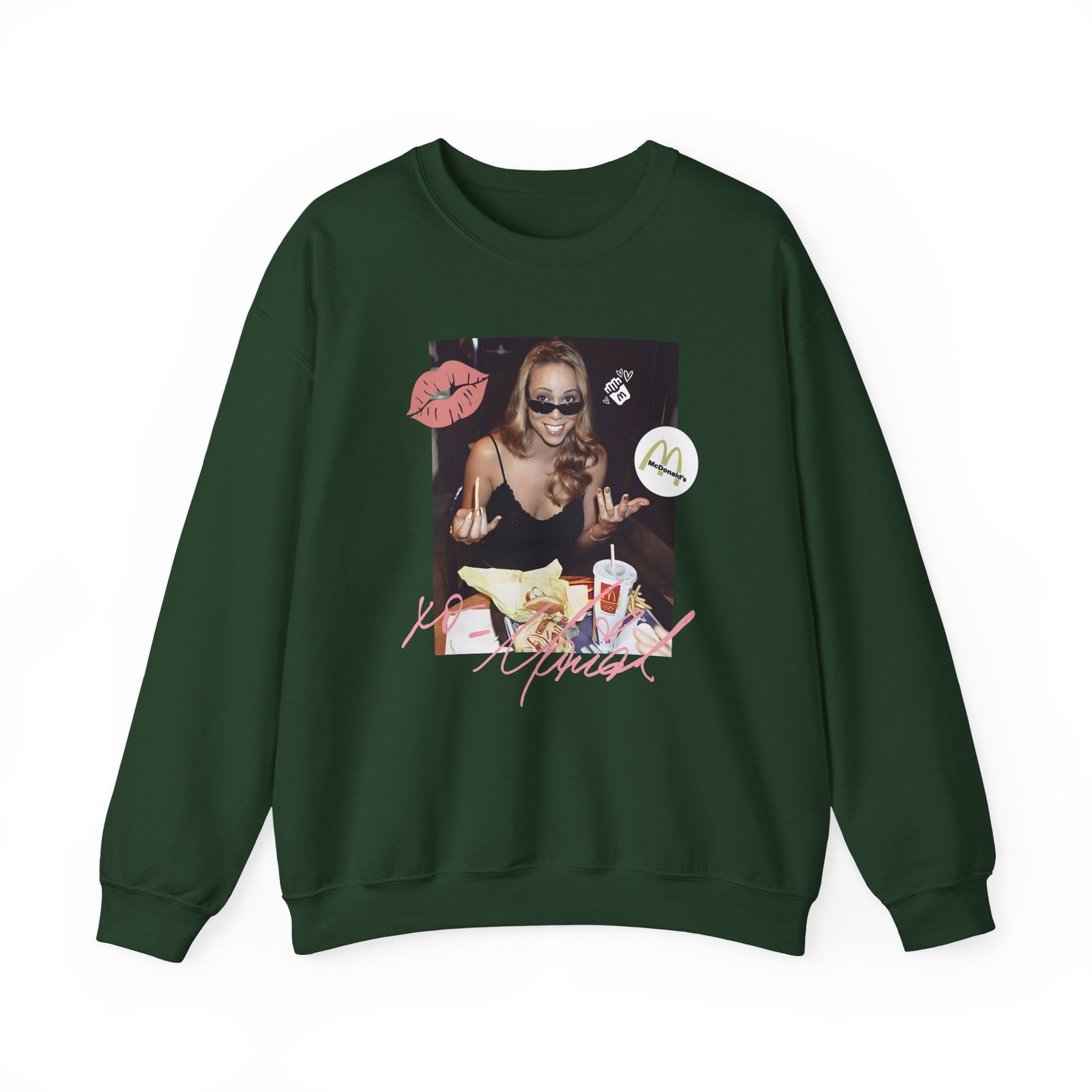 Mariah Carey Mcdonalds Unisex Heavy Blend™ Crewneck Sweatshirt