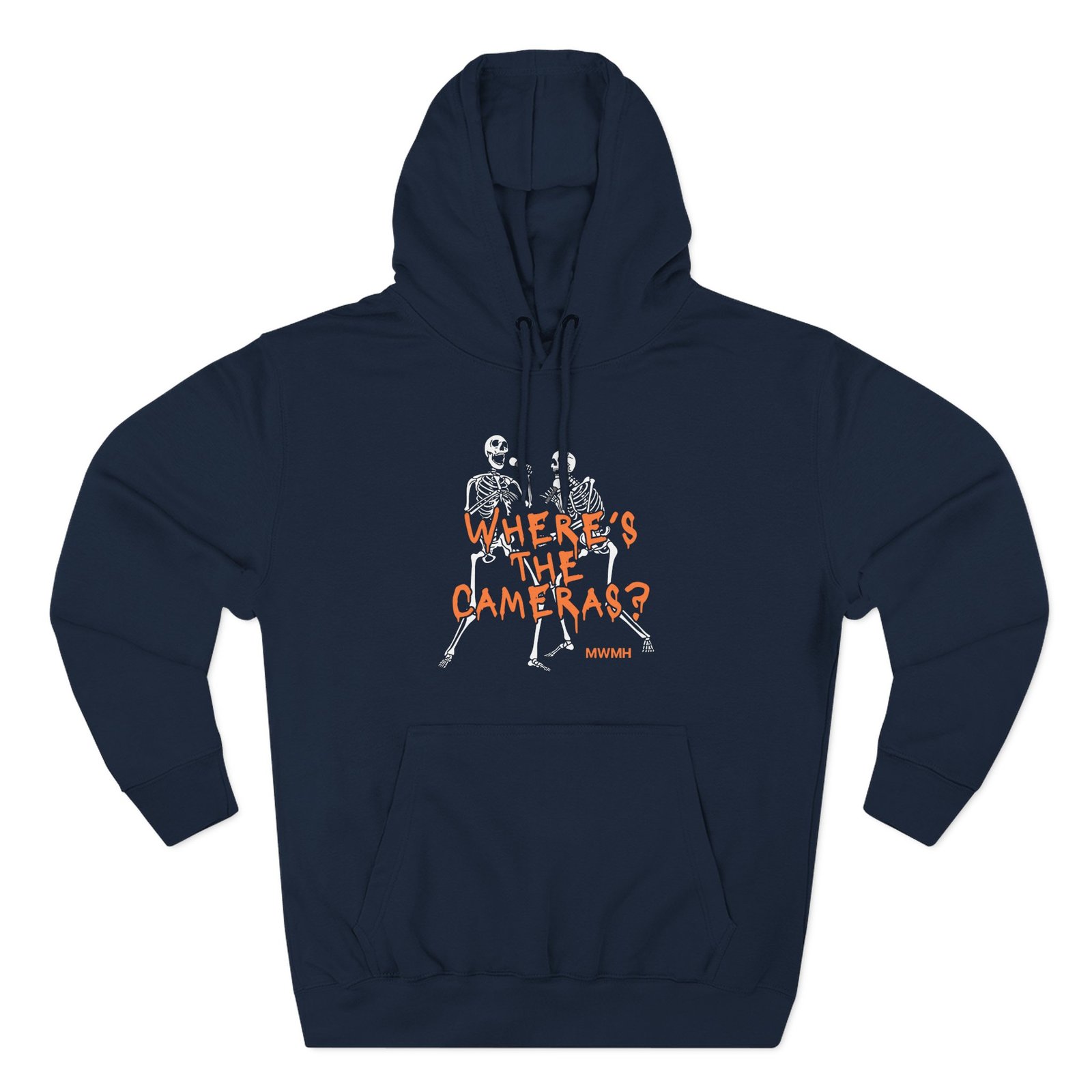 Murder With My Husband Where's the Cameras Three-Panel Fleece Hoodie