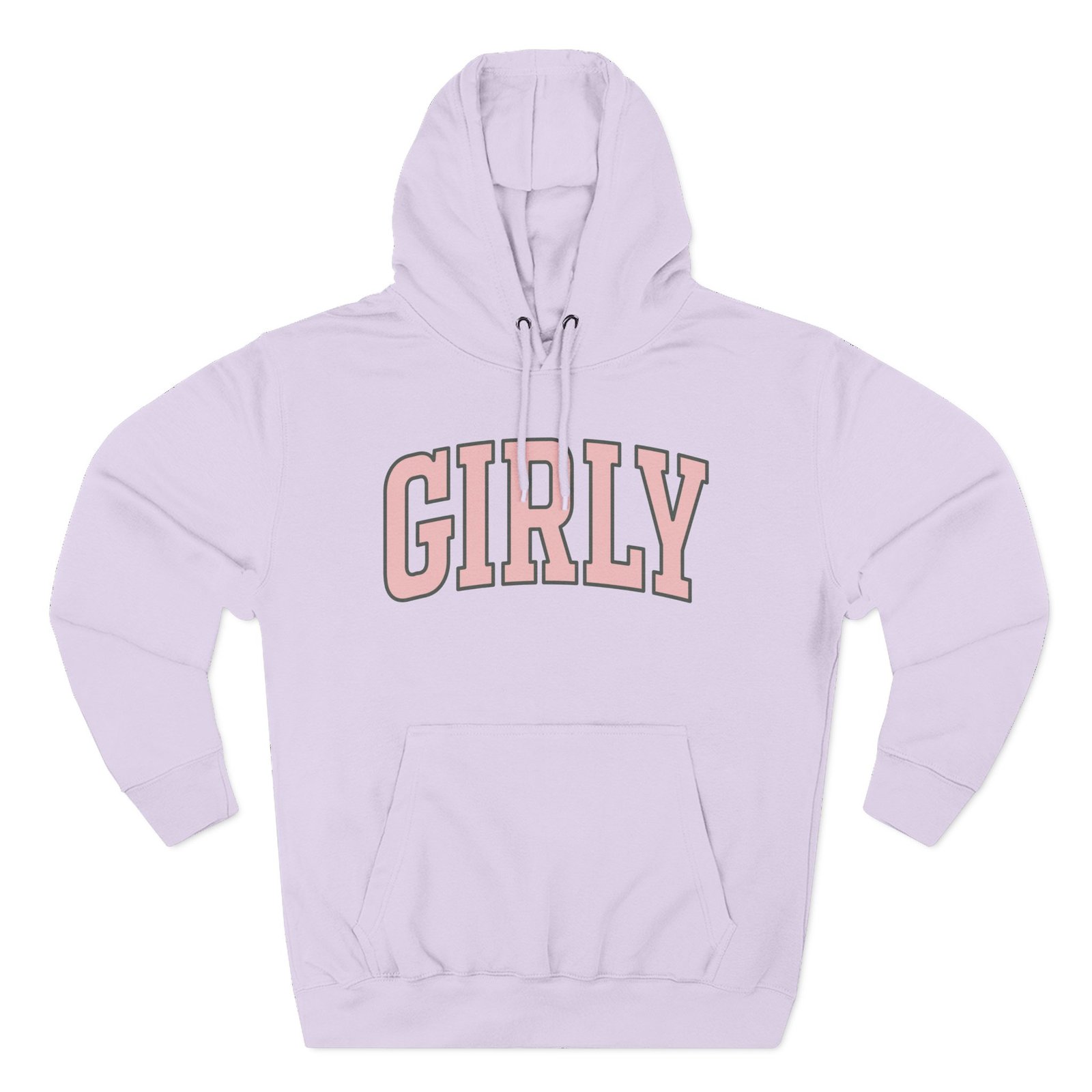 The Toast Girly Three-Panel Fleece Hoodie