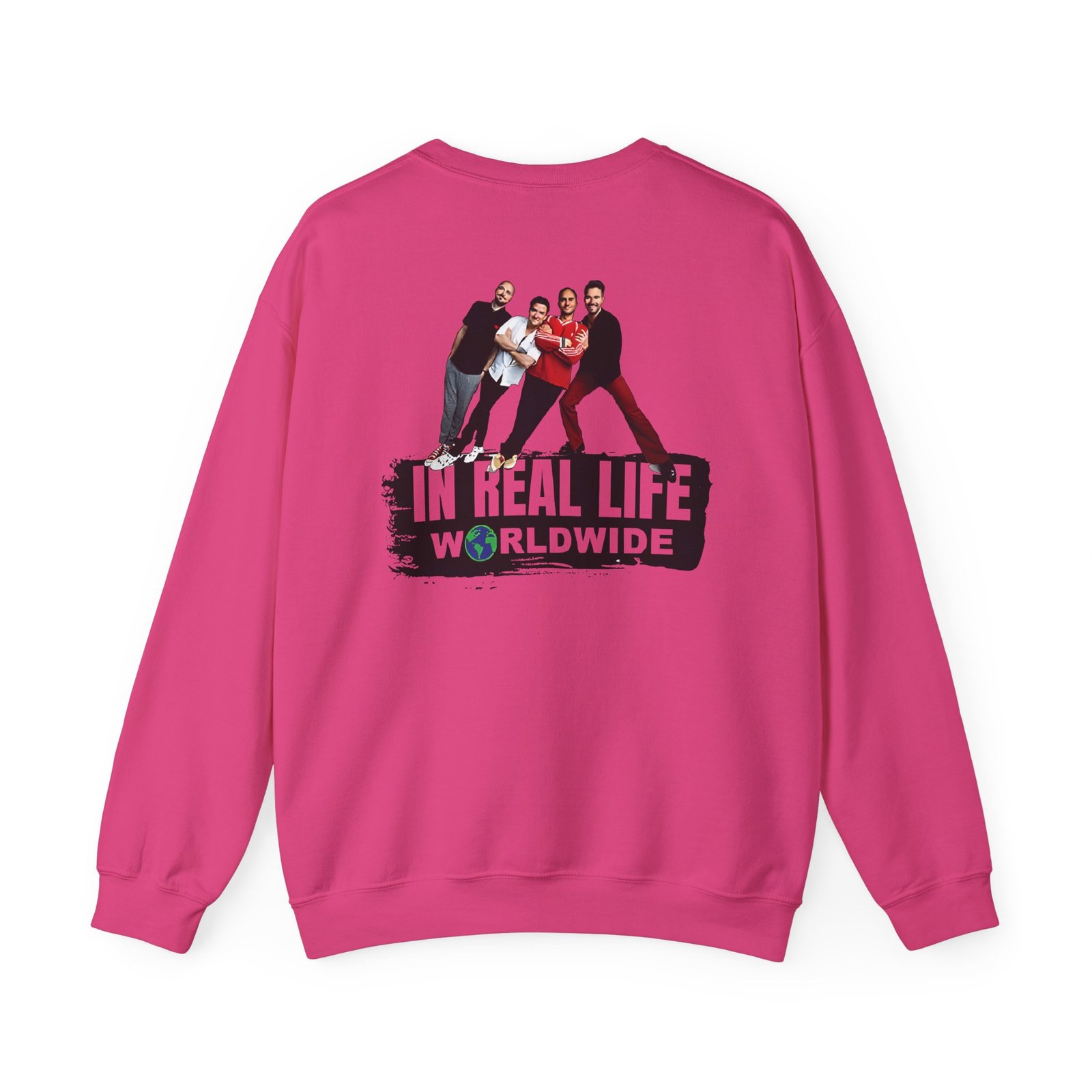 Big Time Rush Btr in Real Life Worldwide Unisex Heavy Blend™ Crewneck Sweatshirt