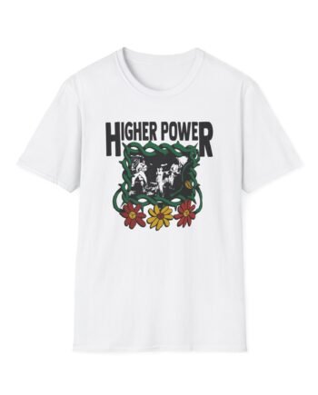 Higher Power Flowers Unisex Softstyle T-Shirt