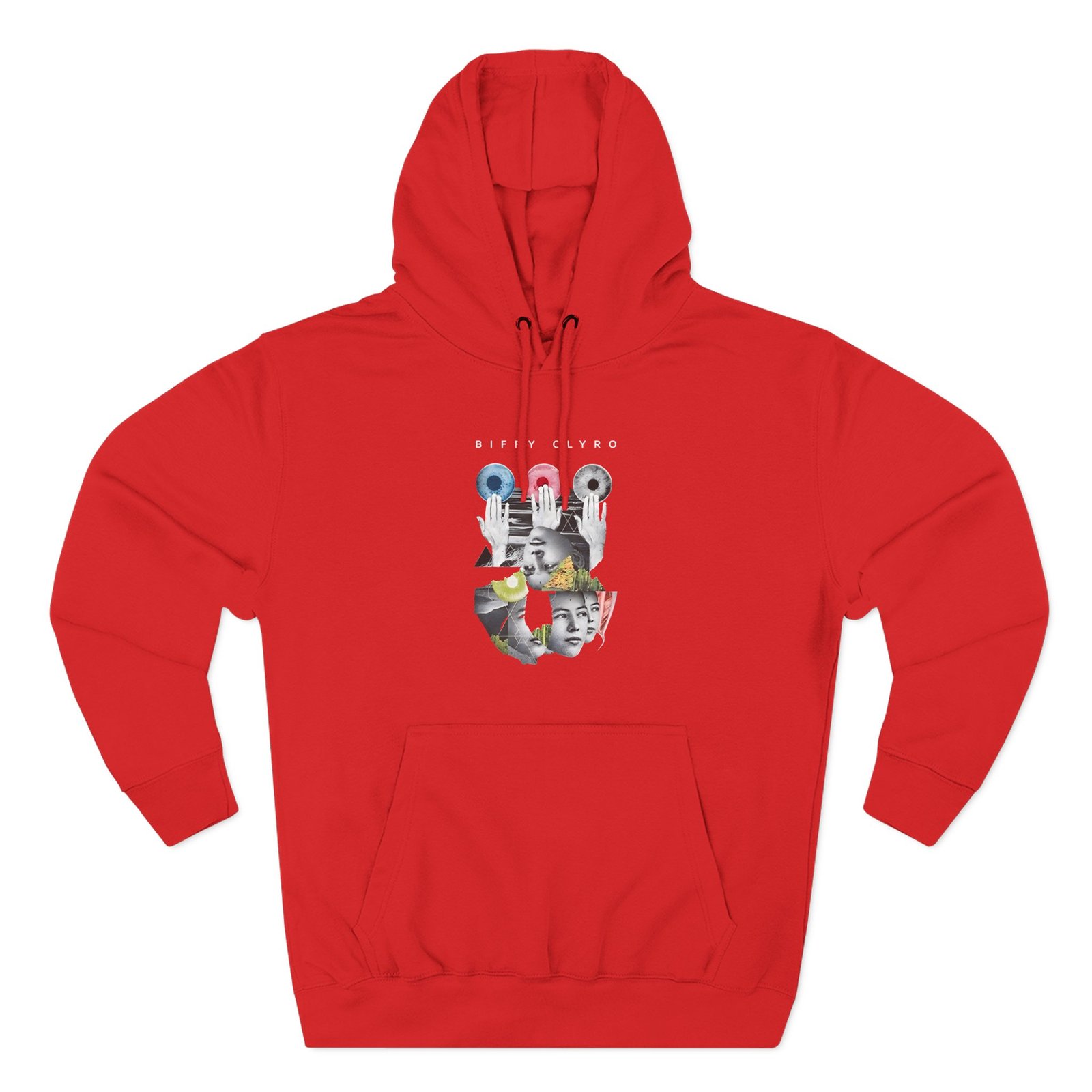 Biffy Clyro Hands Three-Panel Fleece Hoodie