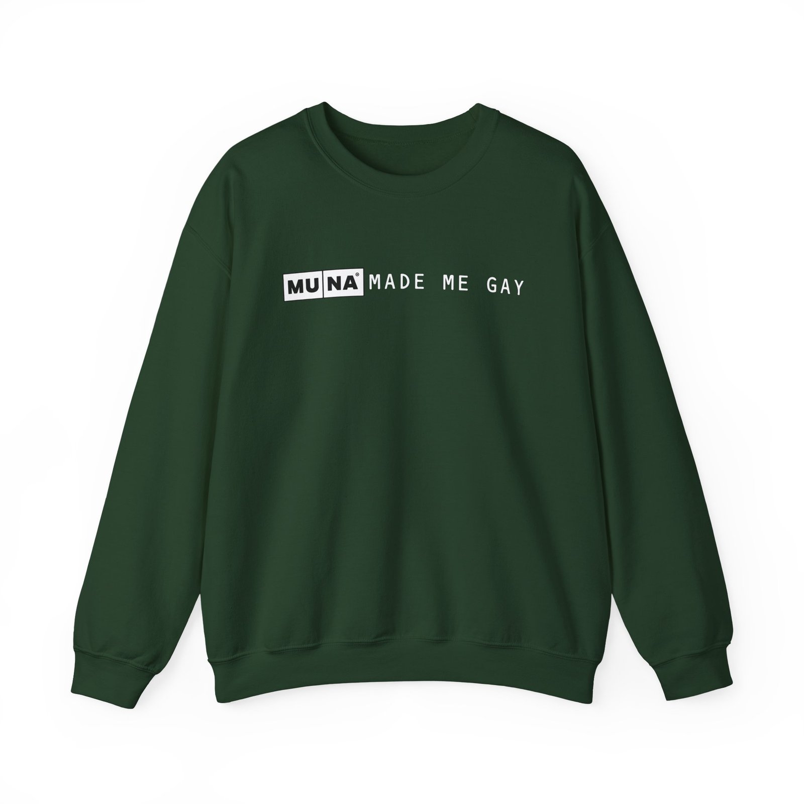 Muna Made Me Gay Unisex Heavy Blend™ Crewneck Sweatshirt