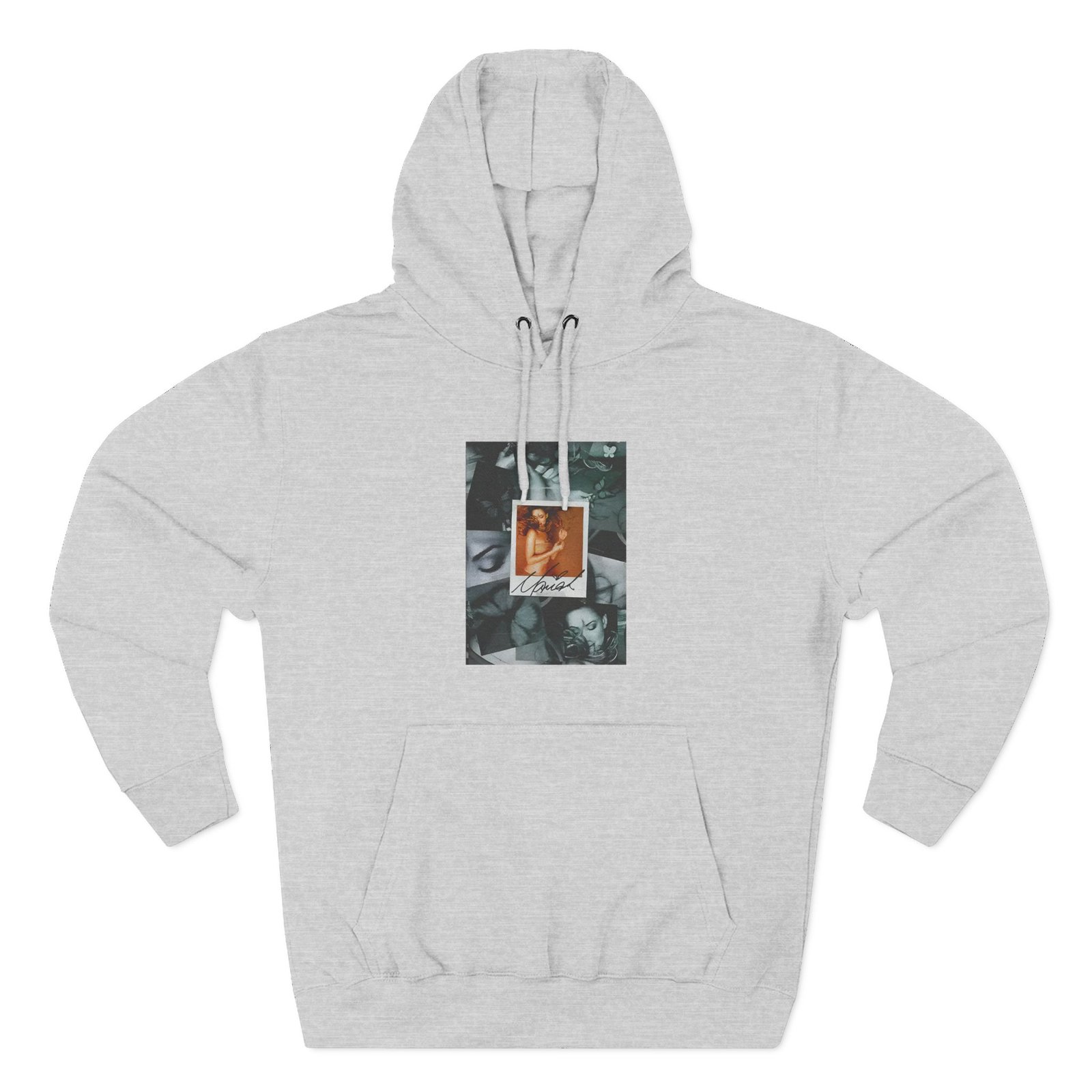 Mariah Carey Butterfly Collage Three-Panel Fleece Hoodie