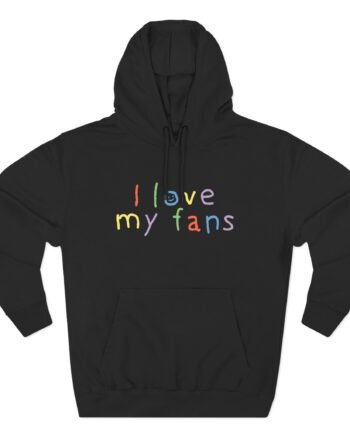 Tommyinnit I Love My Fans Three-Panel Fleece Hoodie