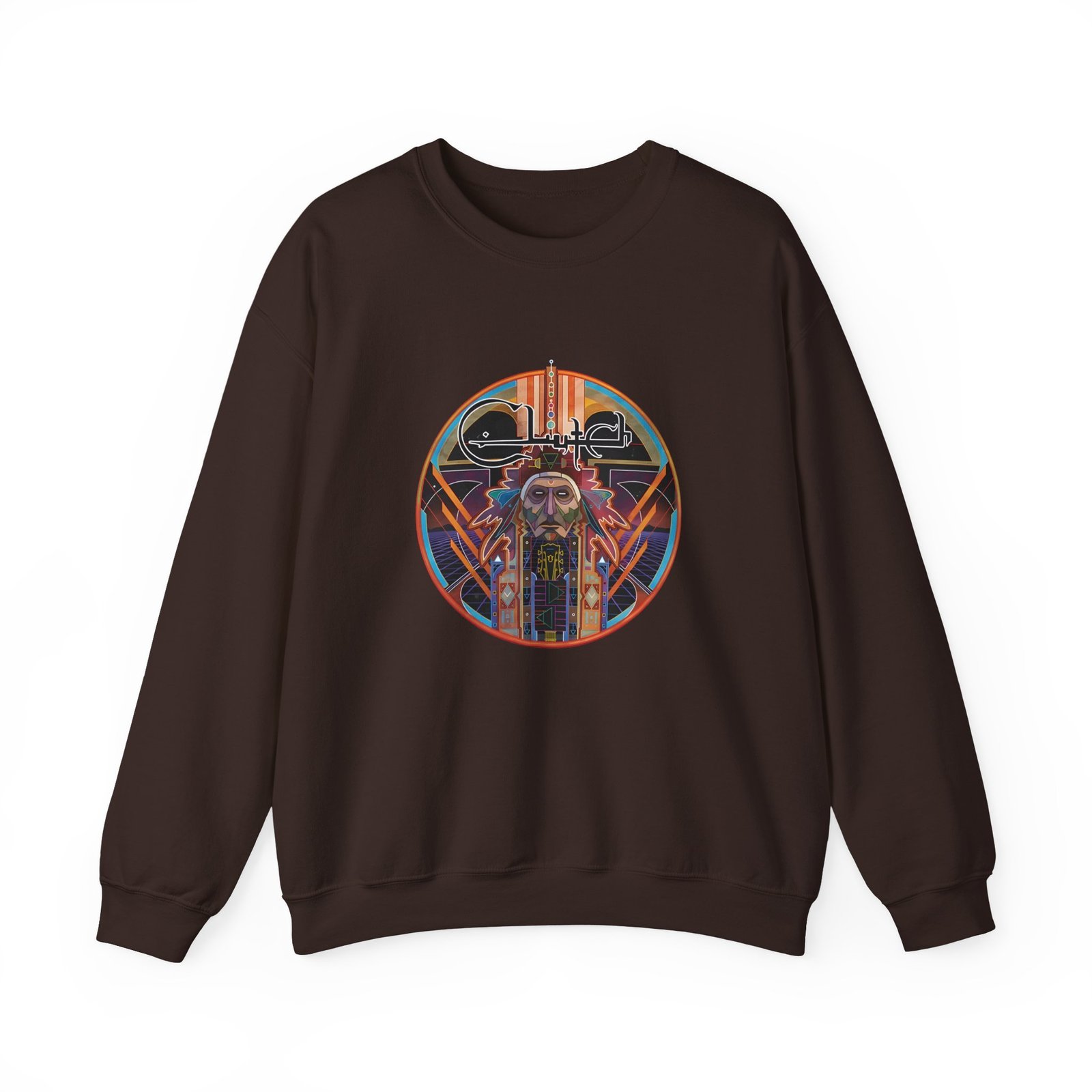 Clutch Earth Rocker Unisex Heavy Blend™ Crewneck Sweatshirt