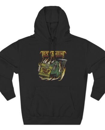 Testament Trial by Fire Three-Panel Fleece Hoodie