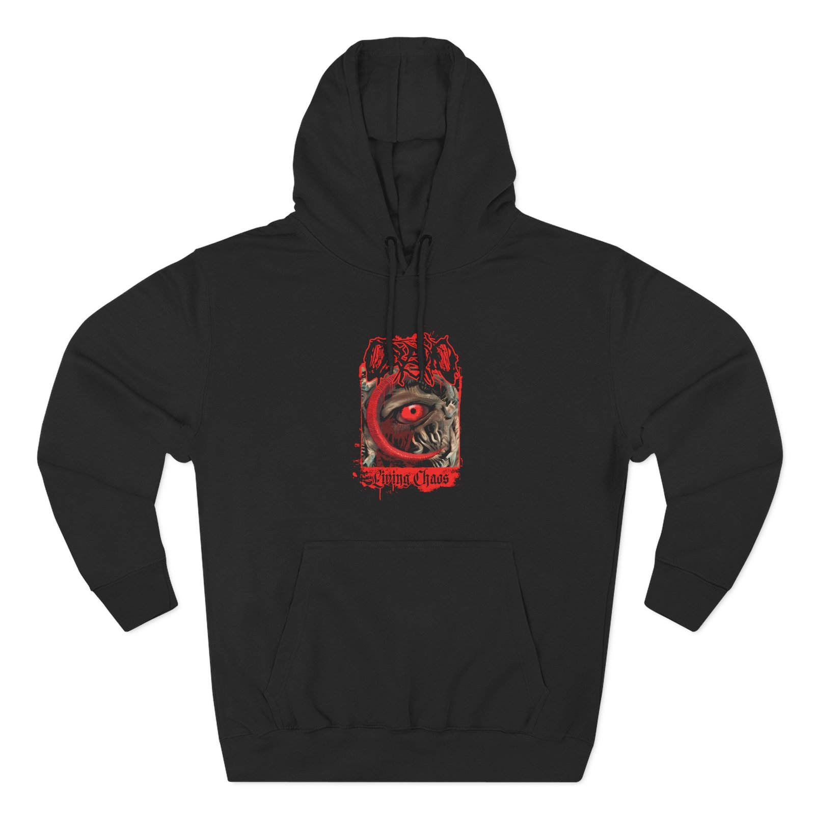 Oceano Living Chaos Album Art Three-Panel Fleece Hoodie