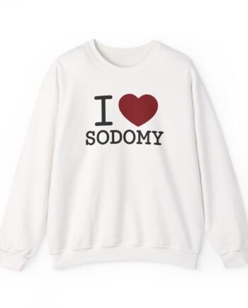 Dorian Electra I Love Sodomy Unisex Heavy Blend™ Crewneck Sweatshirt