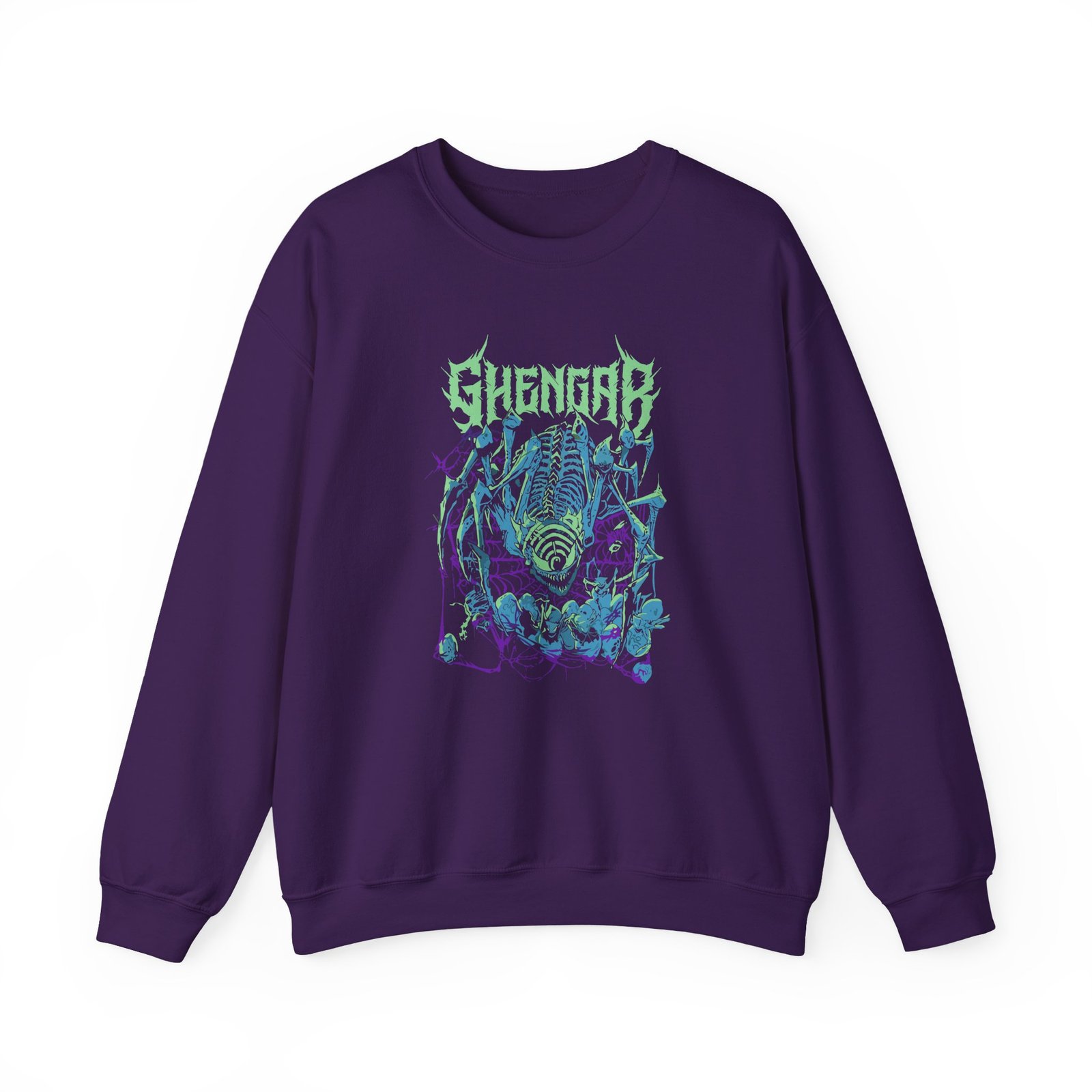 Ghastly Ghengar Arachnophilia Unisex Heavy Blend™ Crewneck Sweatshirt