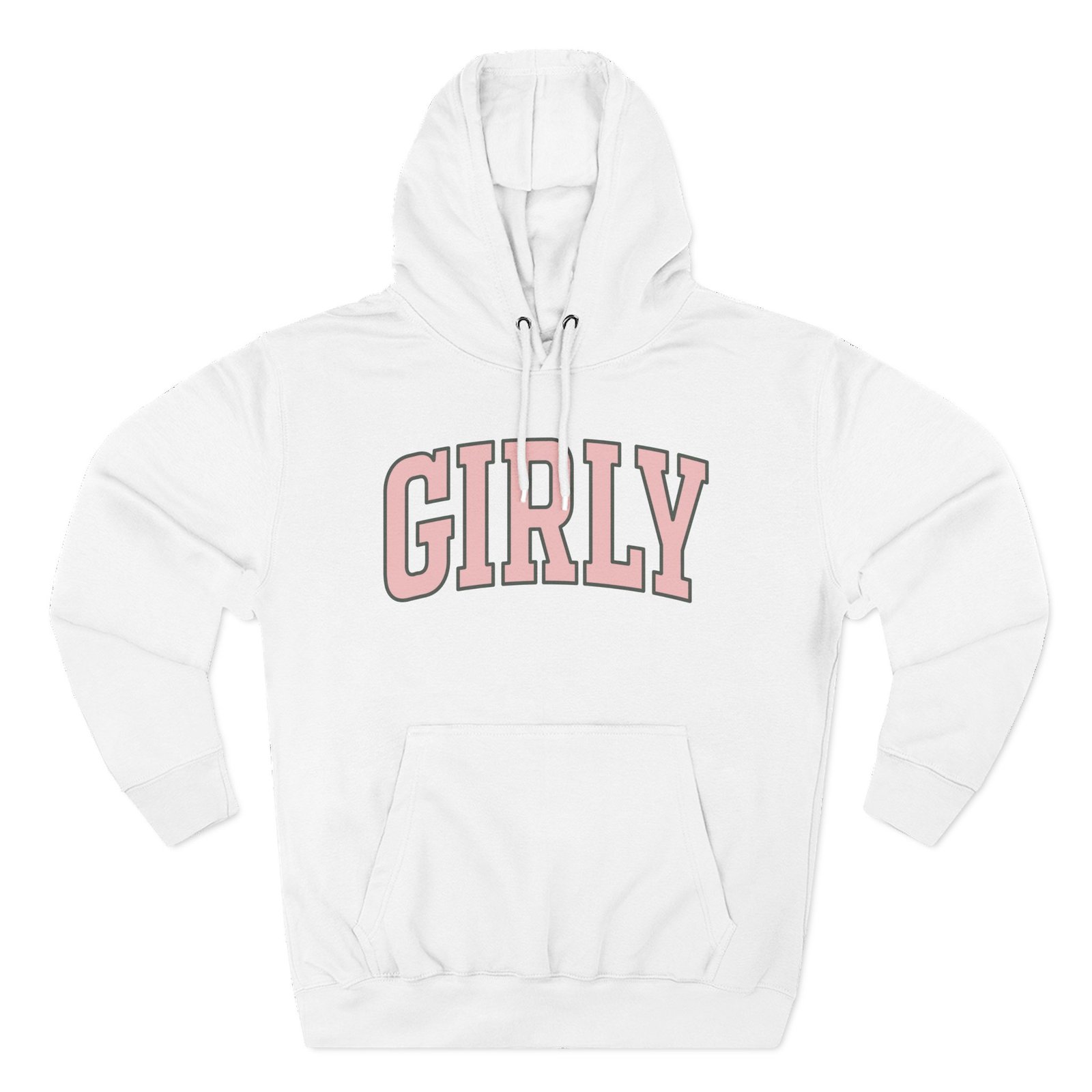 The Toast Girly Three-Panel Fleece Hoodie