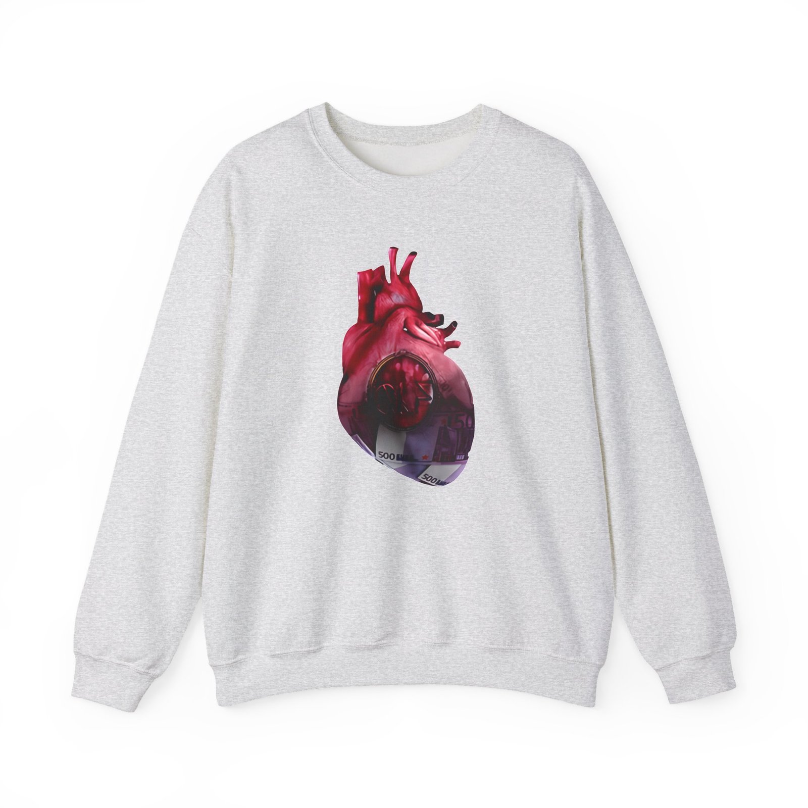 Pnl Qlf Heart Ticket 500€ Unisex Heavy Blend™ Crewneck Sweatshirt