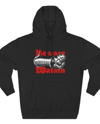 Watain Beware Fist Three-Panel Fleece Hoodie