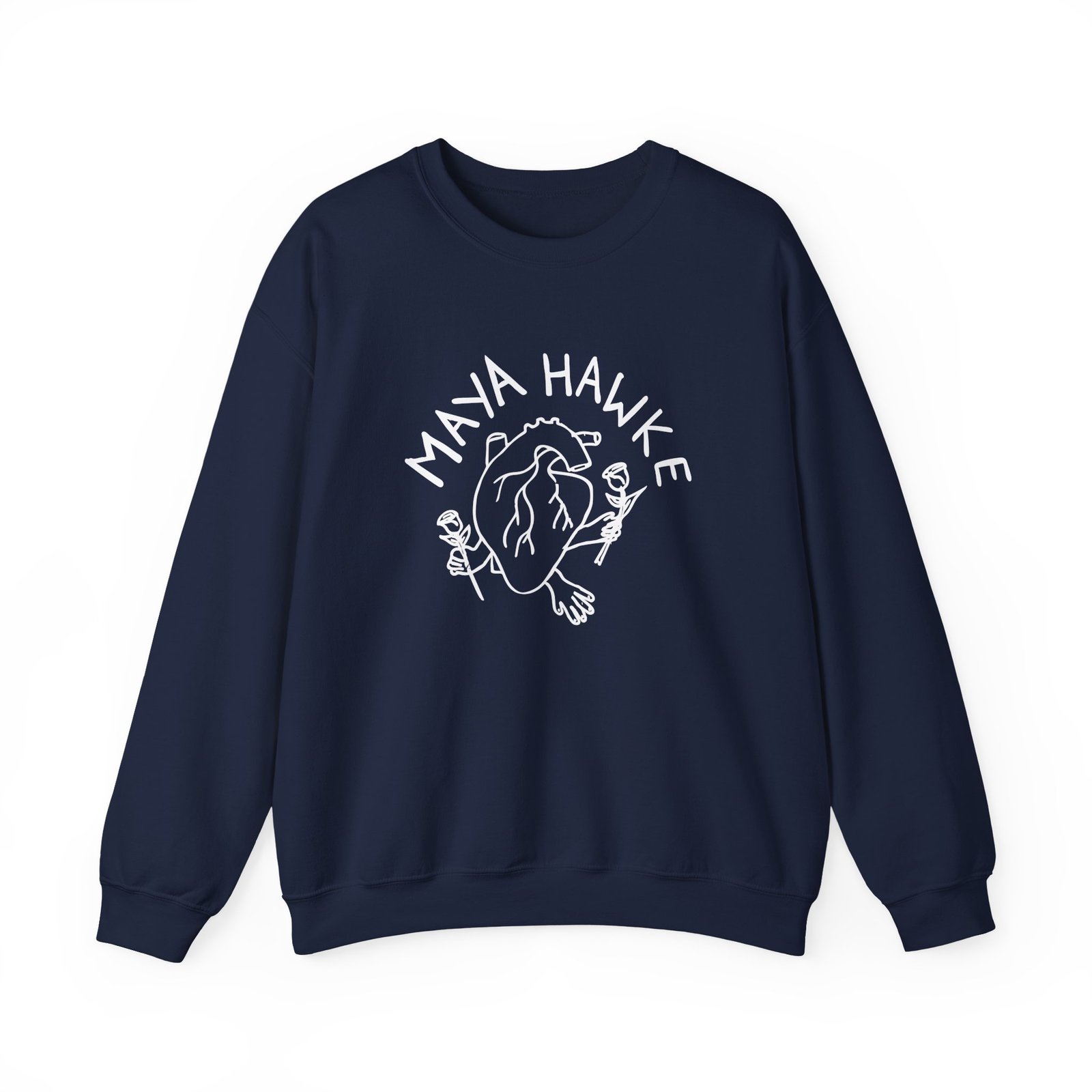 Maya Hawke Generous Heart Unisex Heavy Blend™ Crewneck Sweatshirt