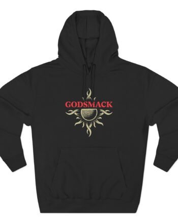 Godsmack Logo Sun on Three-Panel Fleece Hoodie