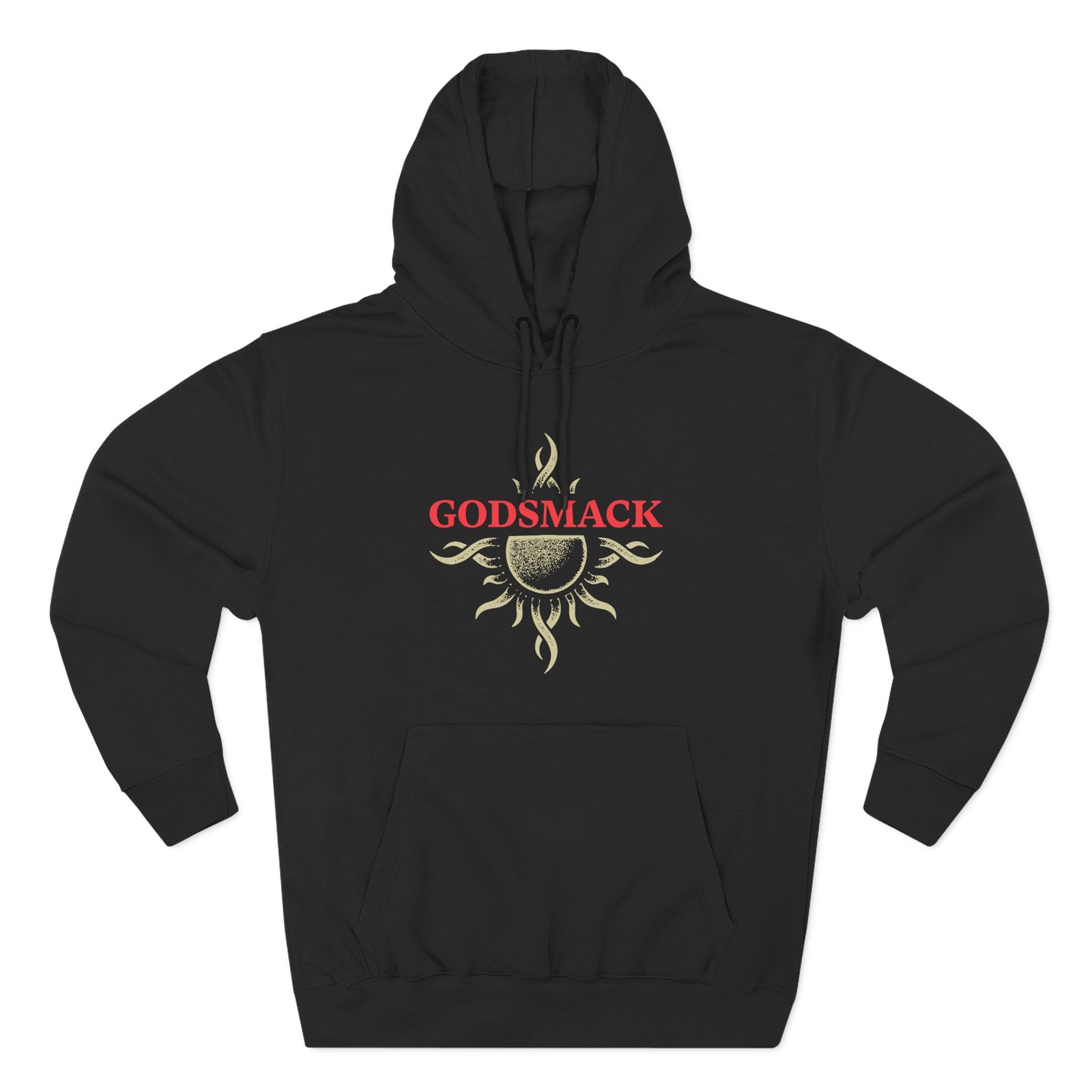 Godsmack Logo Sun on Three-Panel Fleece Hoodie
