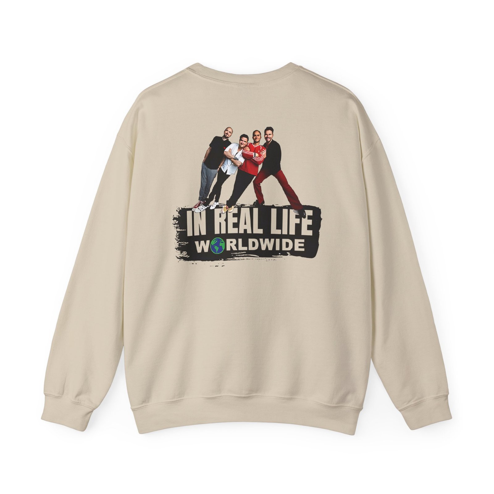 Big Time Rush Btr in Real Life Worldwide Unisex Heavy Blend™ Crewneck Sweatshirt