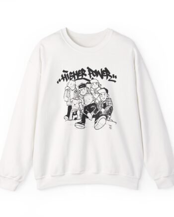 Higher Power Os Ringer Unisex Heavy Blend™ Crewneck Sweatshirt