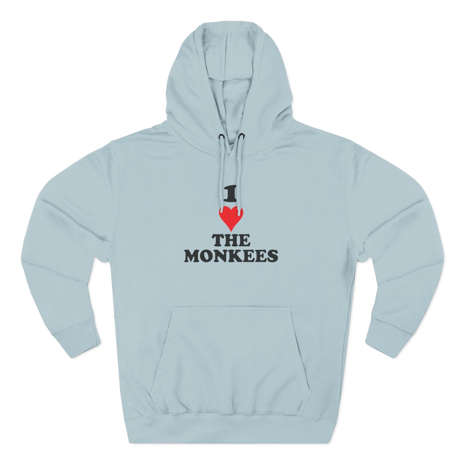 The Monkees I Love Three-Panel Fleece Hoodie