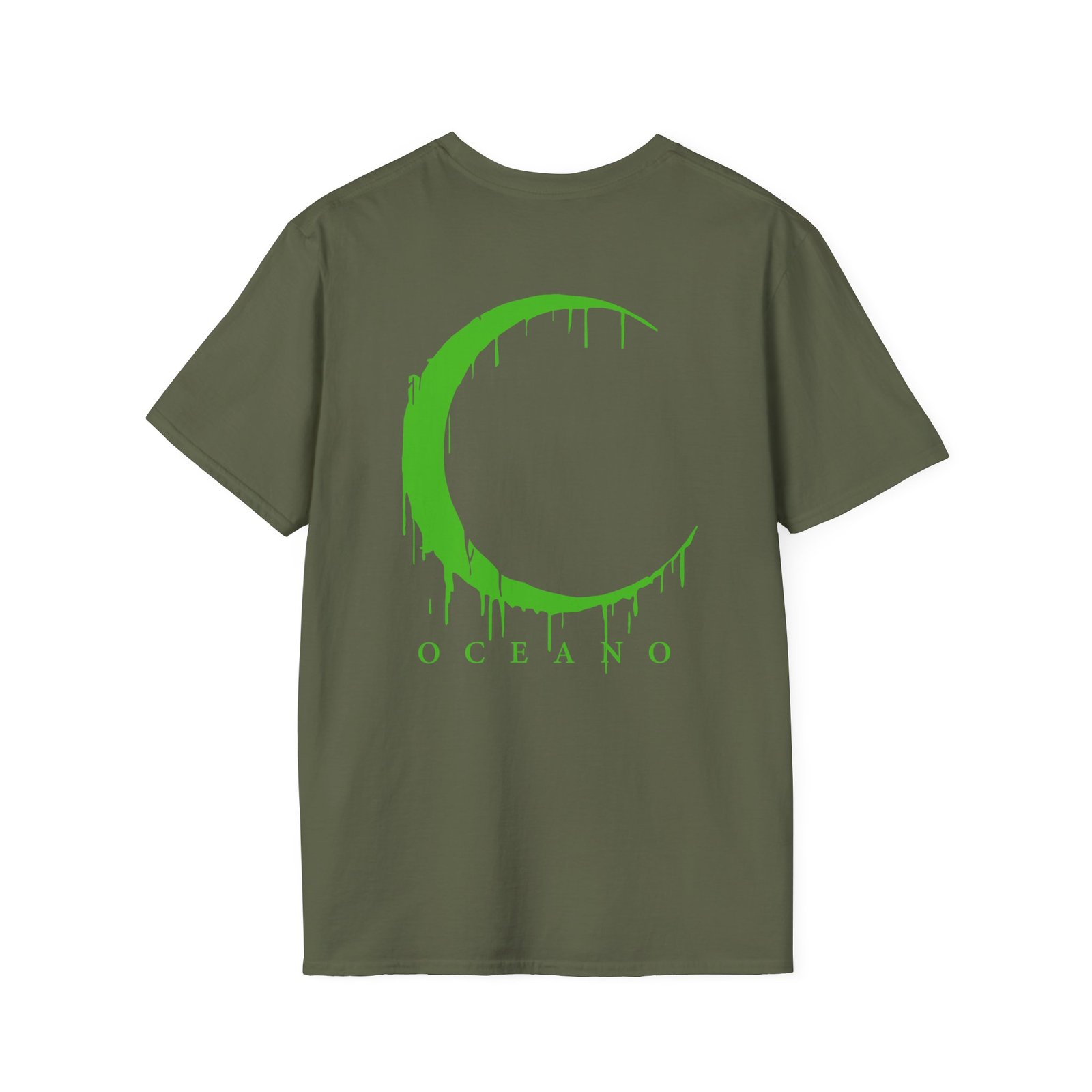 Oceano Alien Green Moon Unisex Softstyle T-Shirt
