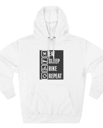 Matpat Game Theory Eat Sleep Game Repeat Three-Panel Fleece Hoodie