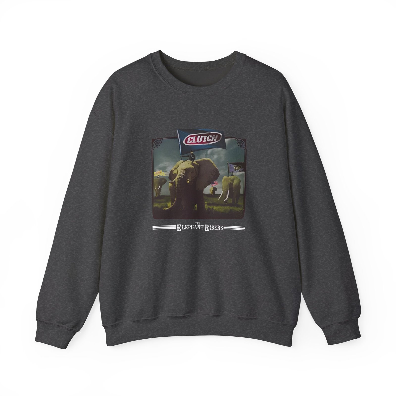 Clutch Elephant Riders Unisex Heavy Blend™ Crewneck Sweatshirt