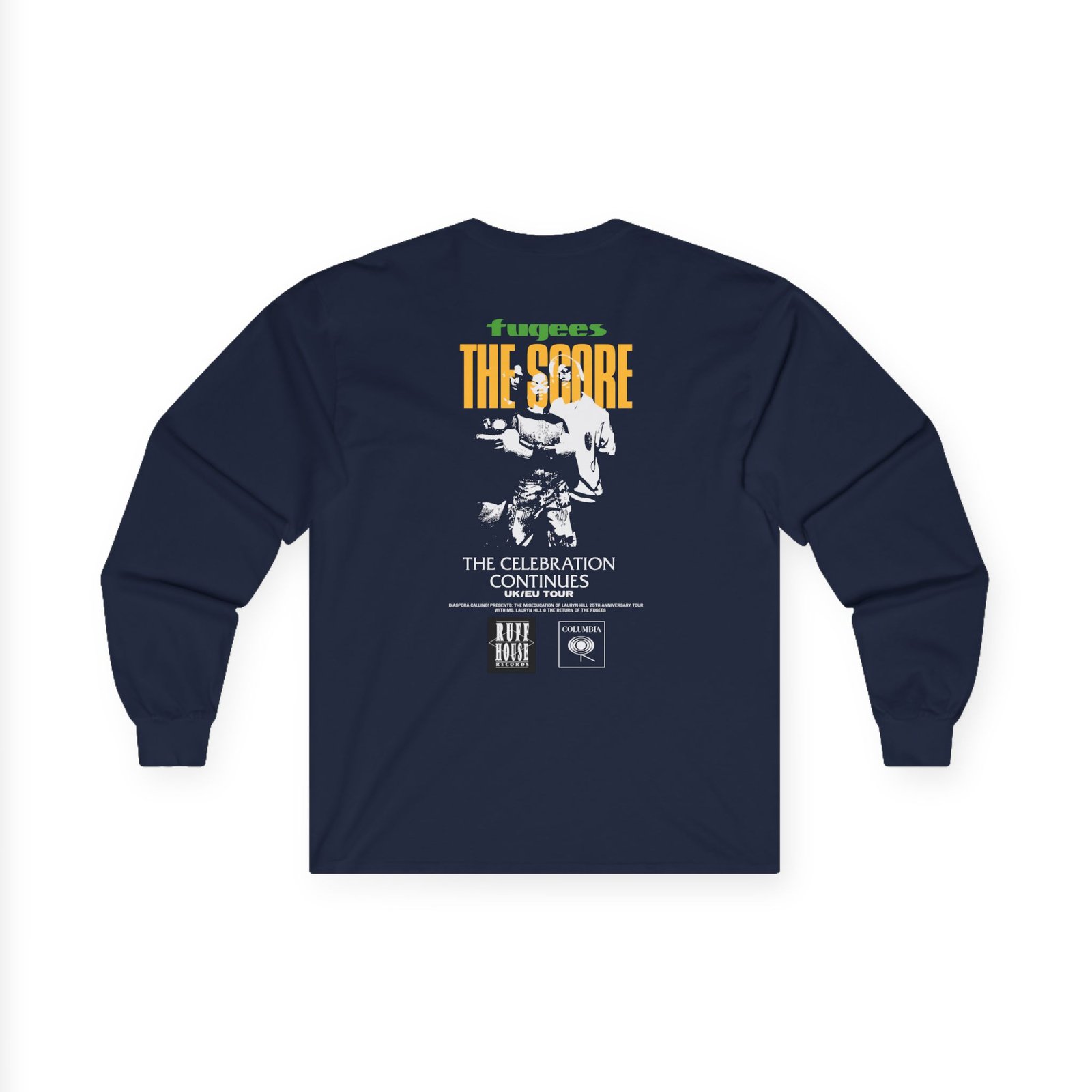 Lauryn Hill Fugees Uk/eu Tour the Score Unisex Ultra Cotton Long Sleeve Tee