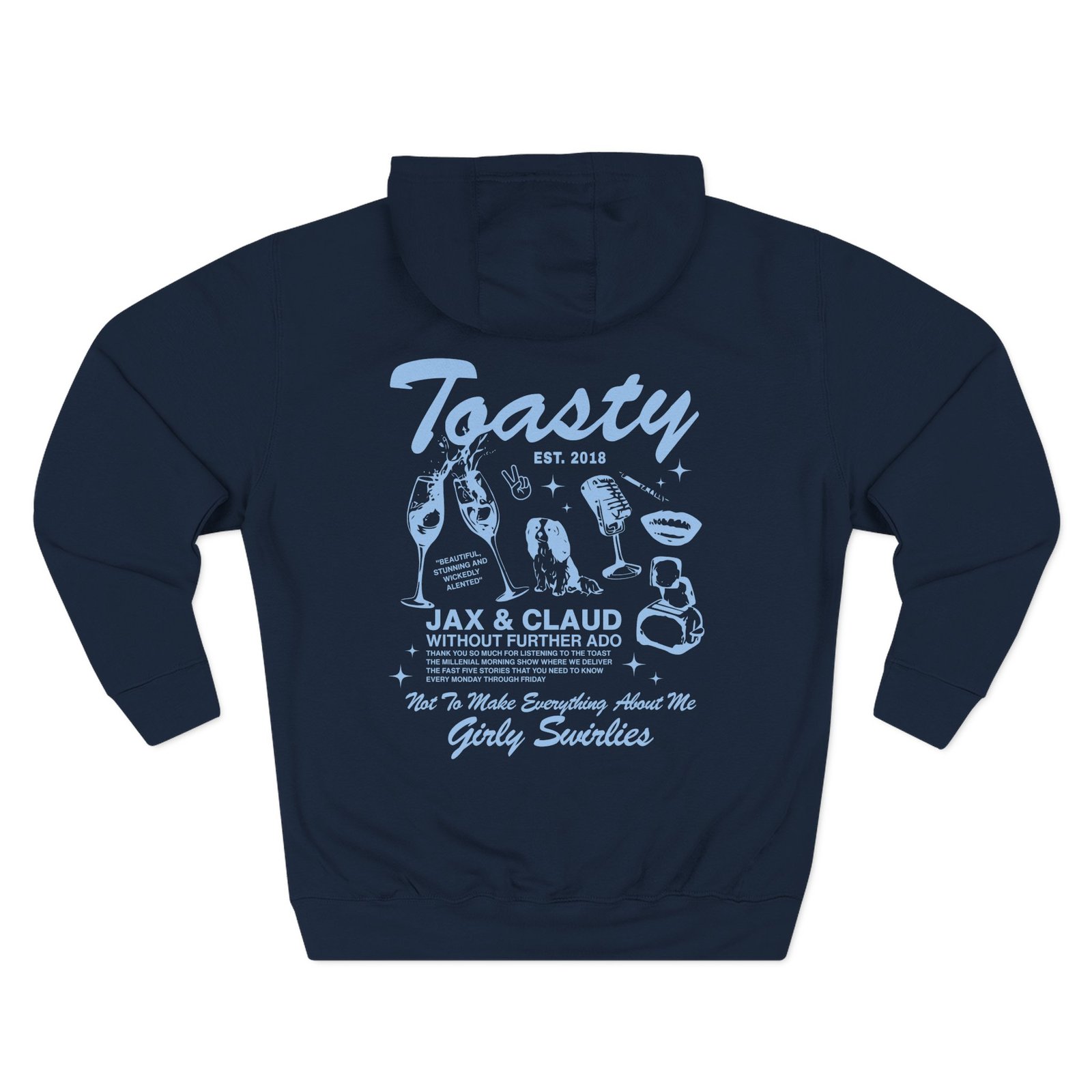 The Toast Toasty Boyfriend Three-Panel Fleece Hoodie