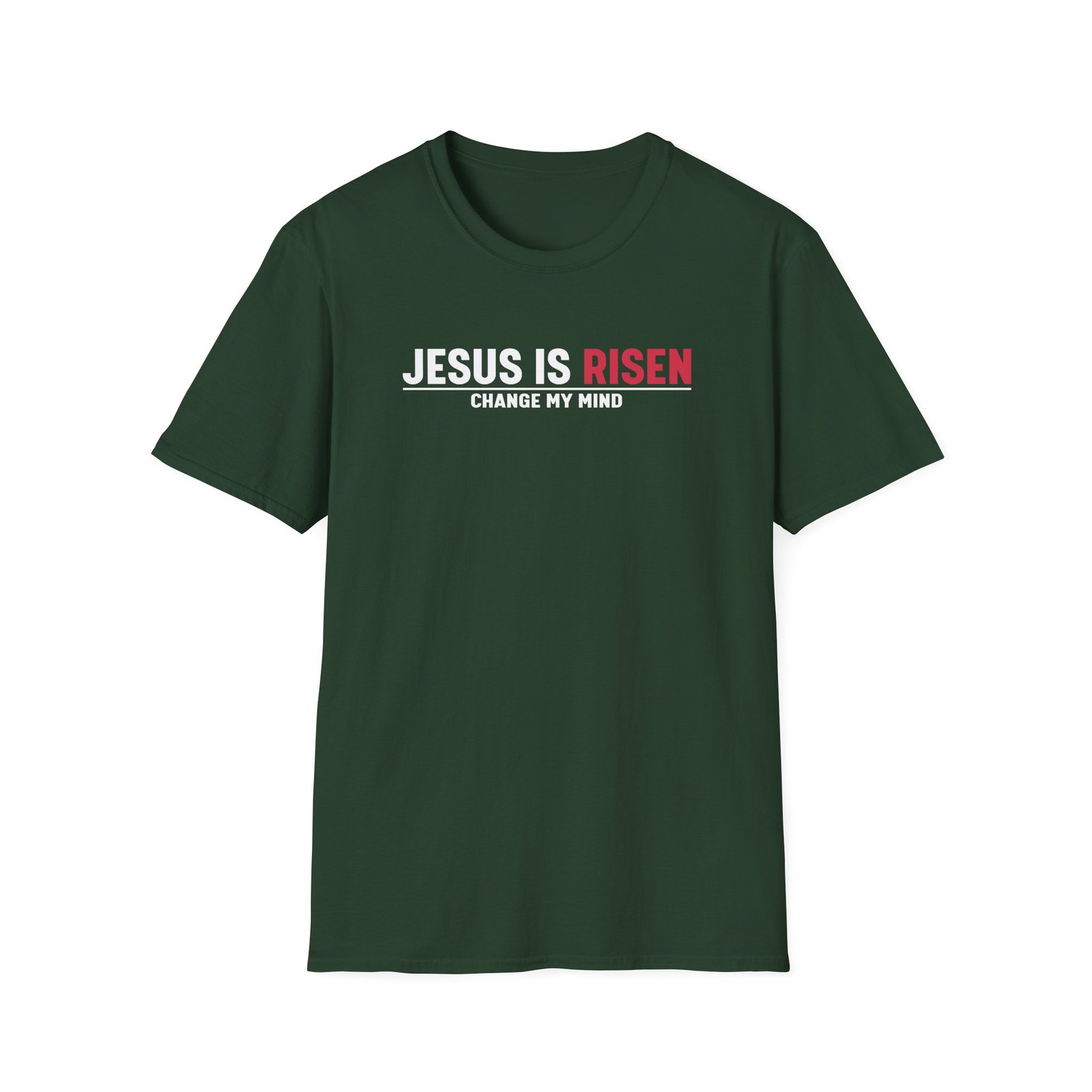 Louder With Crowder Jesus is Risen Unisex Softstyle T-Shirt
