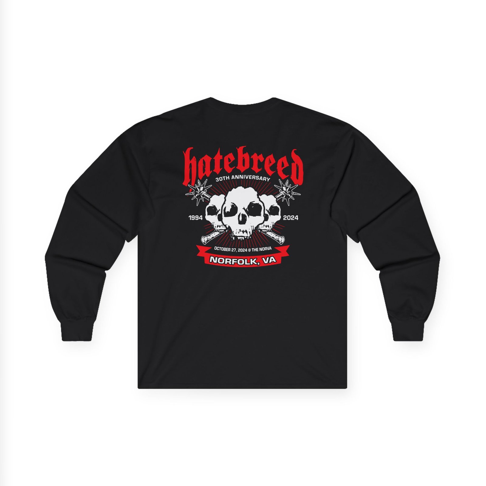 Hatebreed Norfolk Va Tonight Unisex Ultra Cotton Long Sleeve Tee