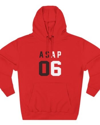 Asap Rocky a$ap 06 Three-Panel Fleece Hoodie