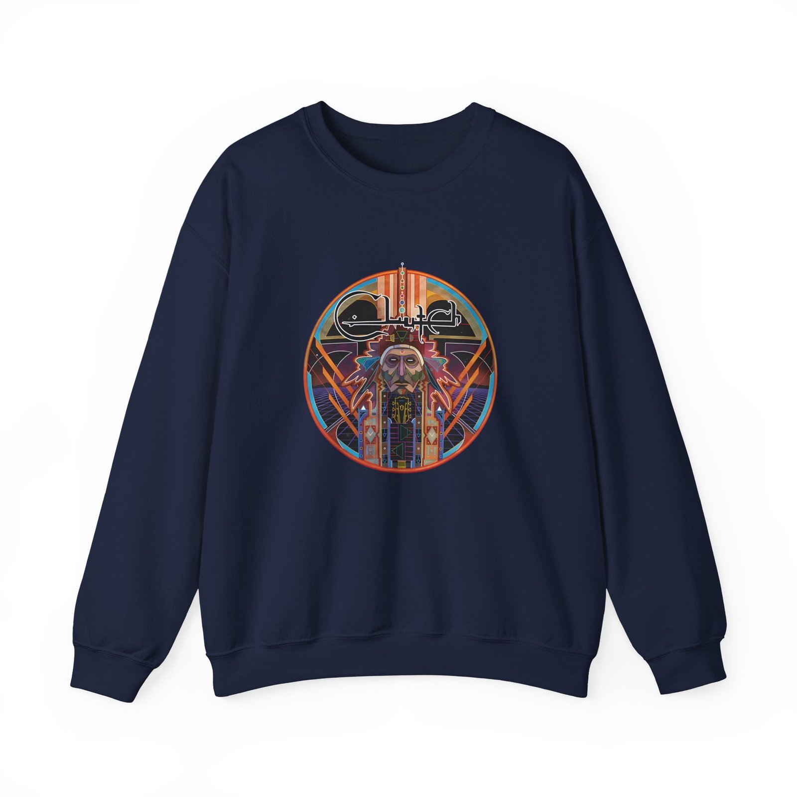 Clutch Earth Rocker Unisex Heavy Blend™ Crewneck Sweatshirt