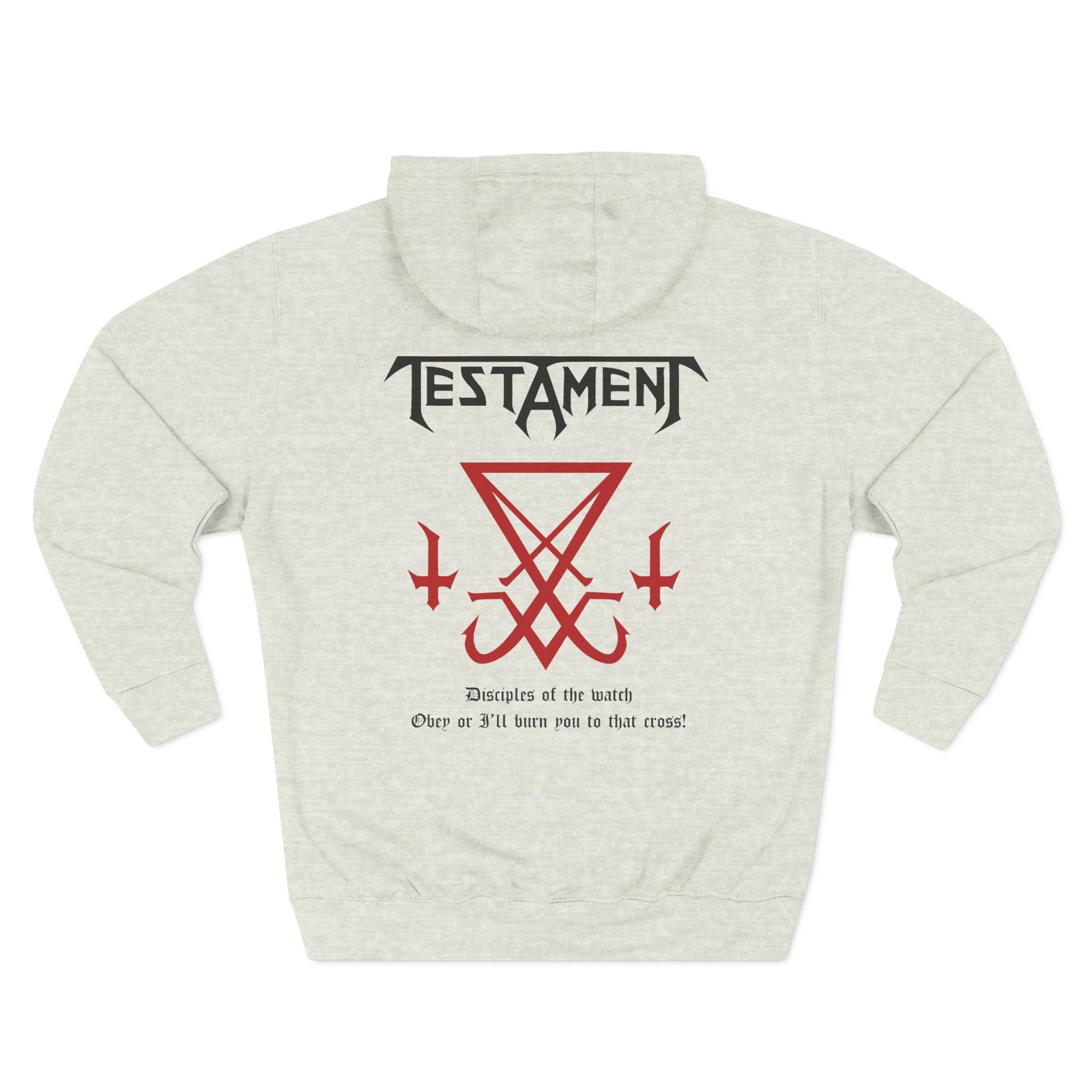 Testament Lucifer Three-Panel Fleece Hoodie