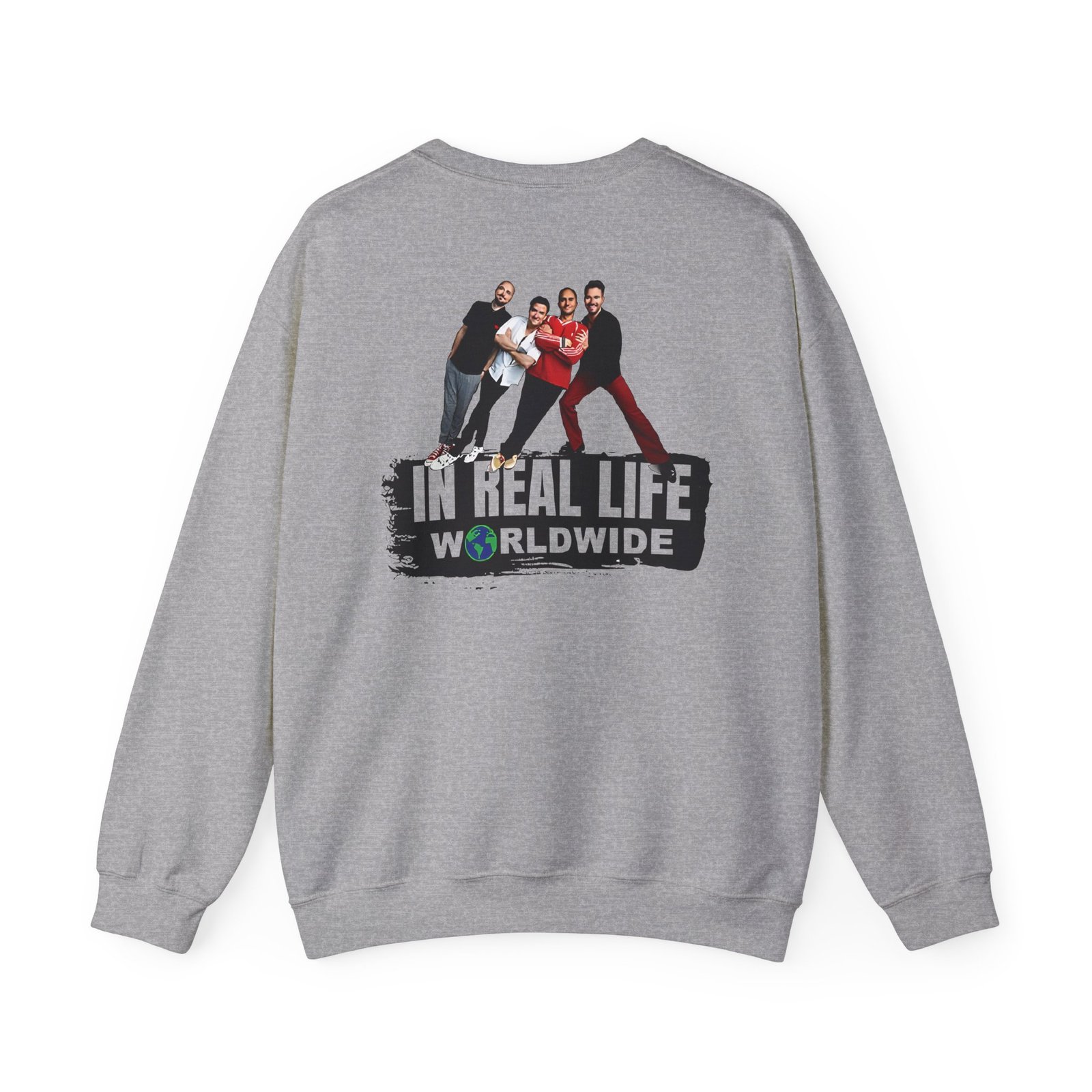 Big Time Rush Btr in Real Life Worldwide Unisex Heavy Blend™ Crewneck Sweatshirt