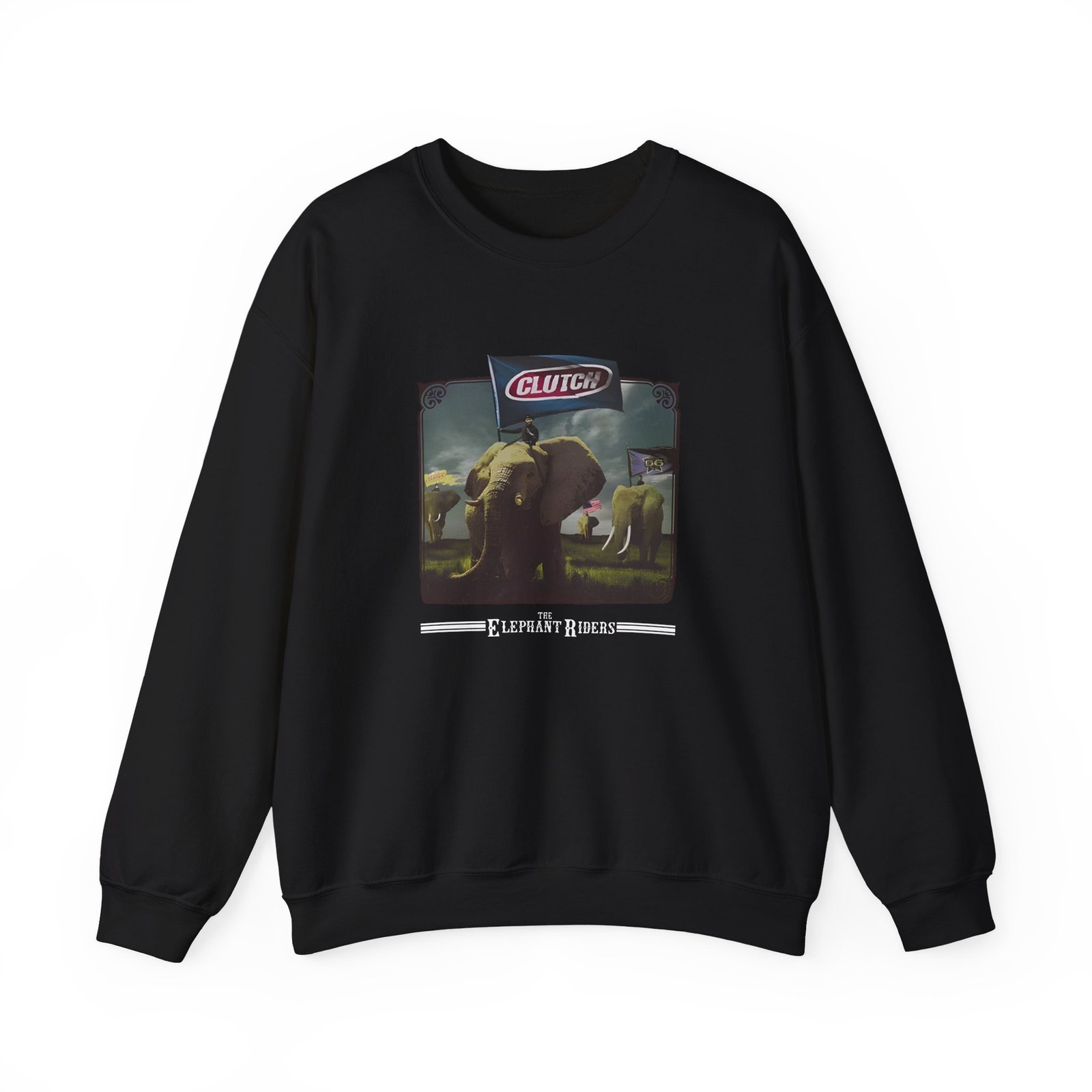 Clutch Elephant Riders Unisex Heavy Blend™ Crewneck Sweatshirt