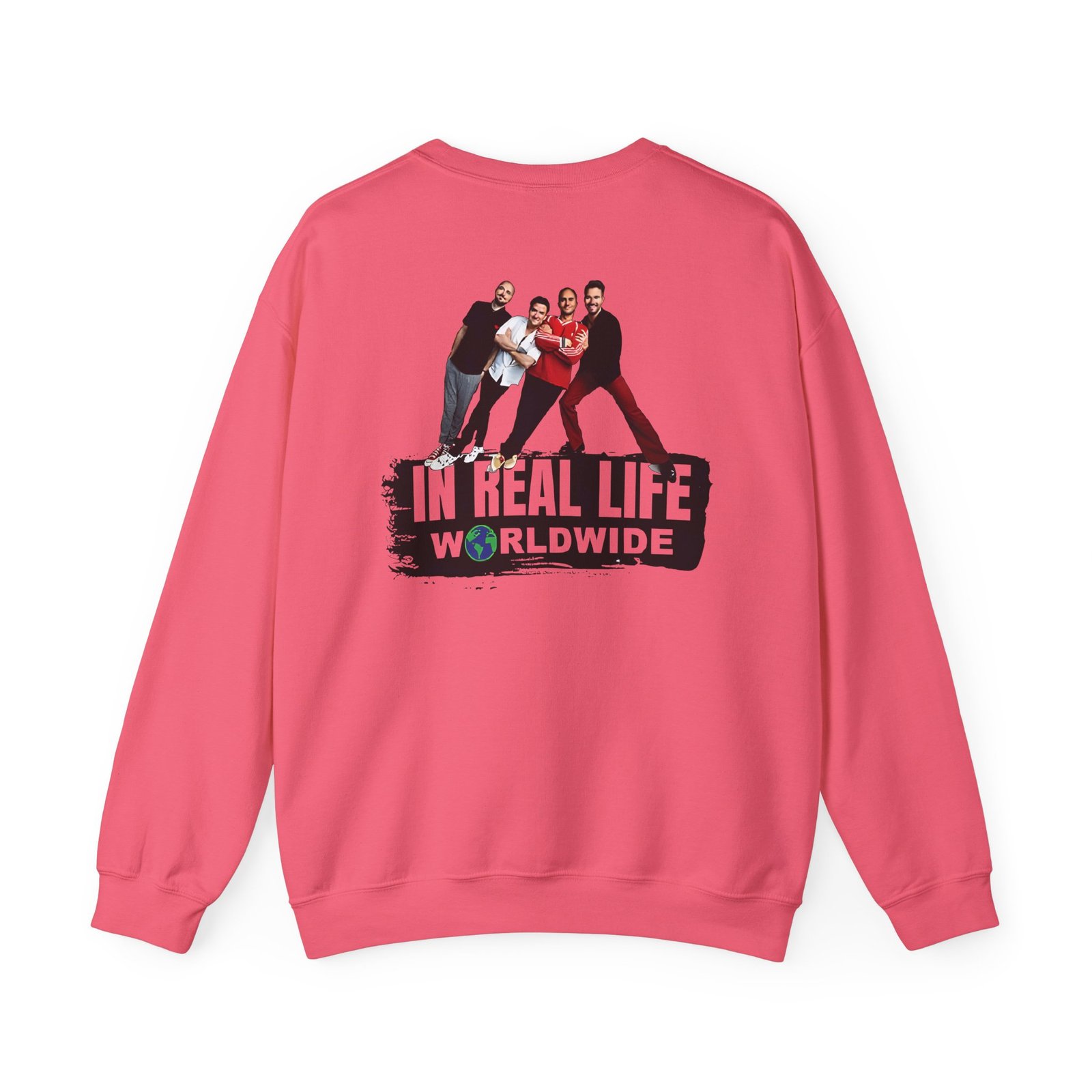 Big Time Rush Btr in Real Life Worldwide Unisex Heavy Blend™ Crewneck Sweatshirt