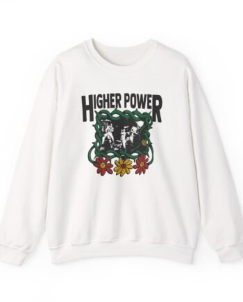 Higher Power Flowers Unisex Heavy Blend™ Crewneck Sweatshirt